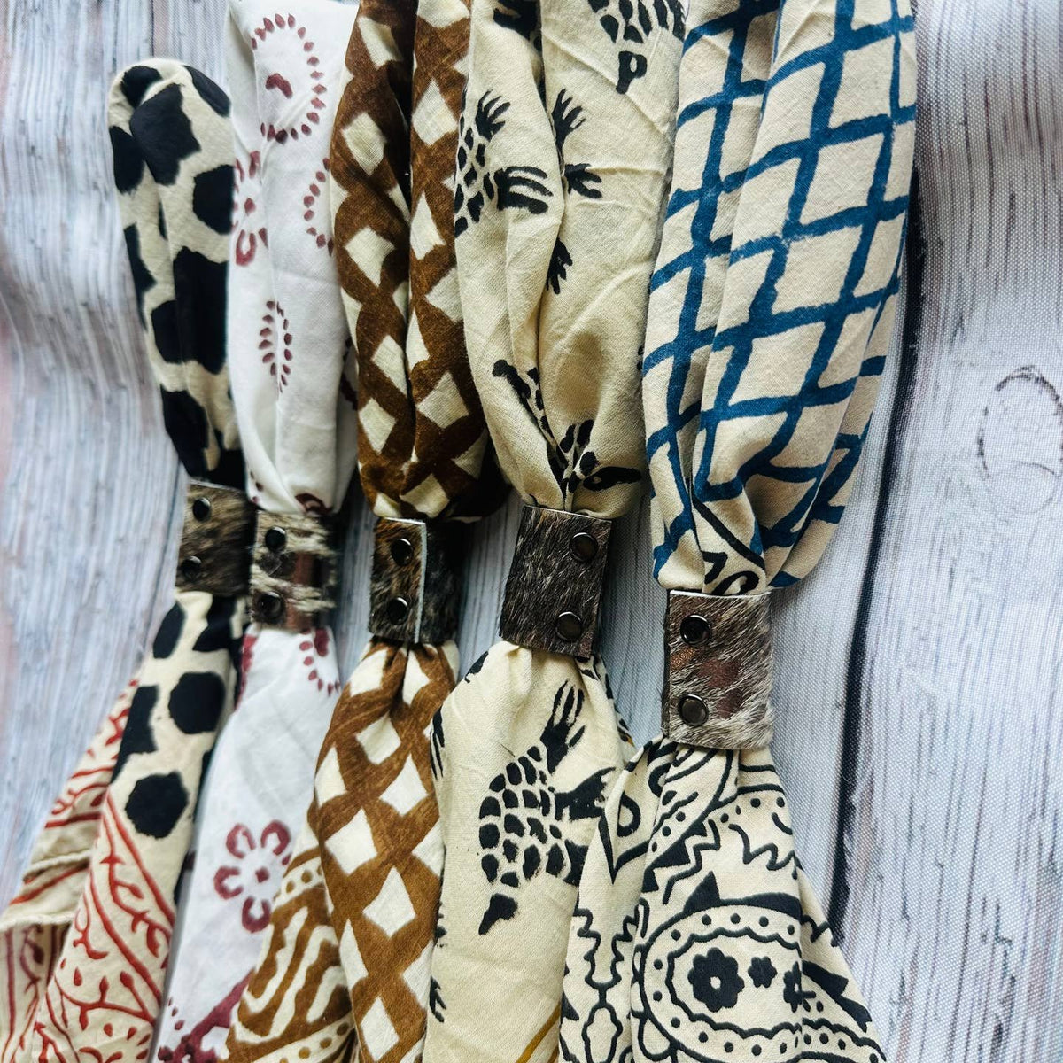 Boho Hand Dyed Bandanas