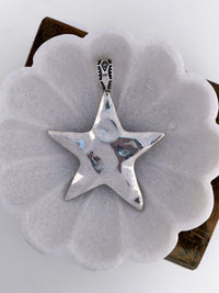 Silver Star Scarf Slide