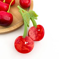 Red Cherry Hair Clip
