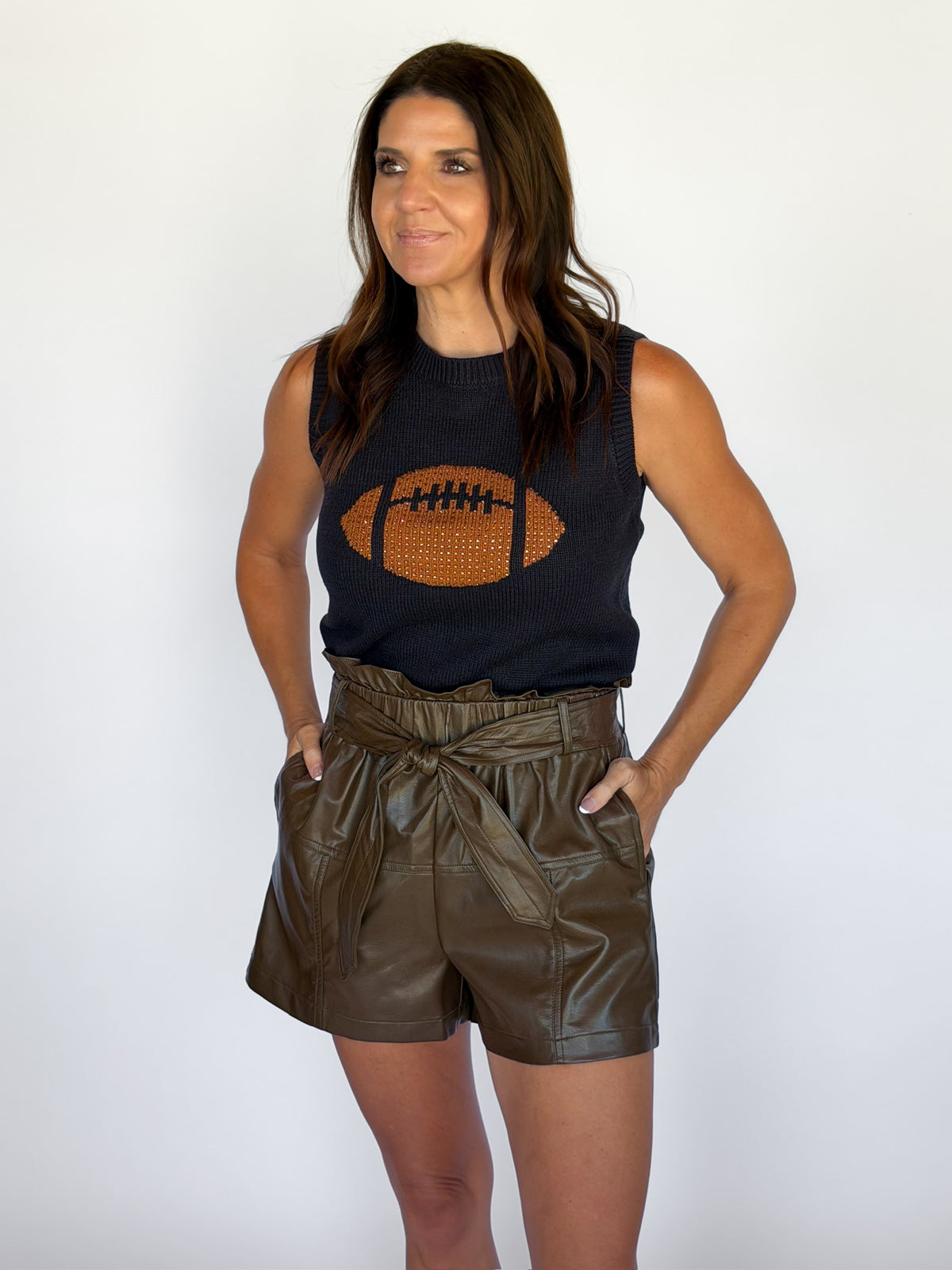 Go Team Football Sweater Top