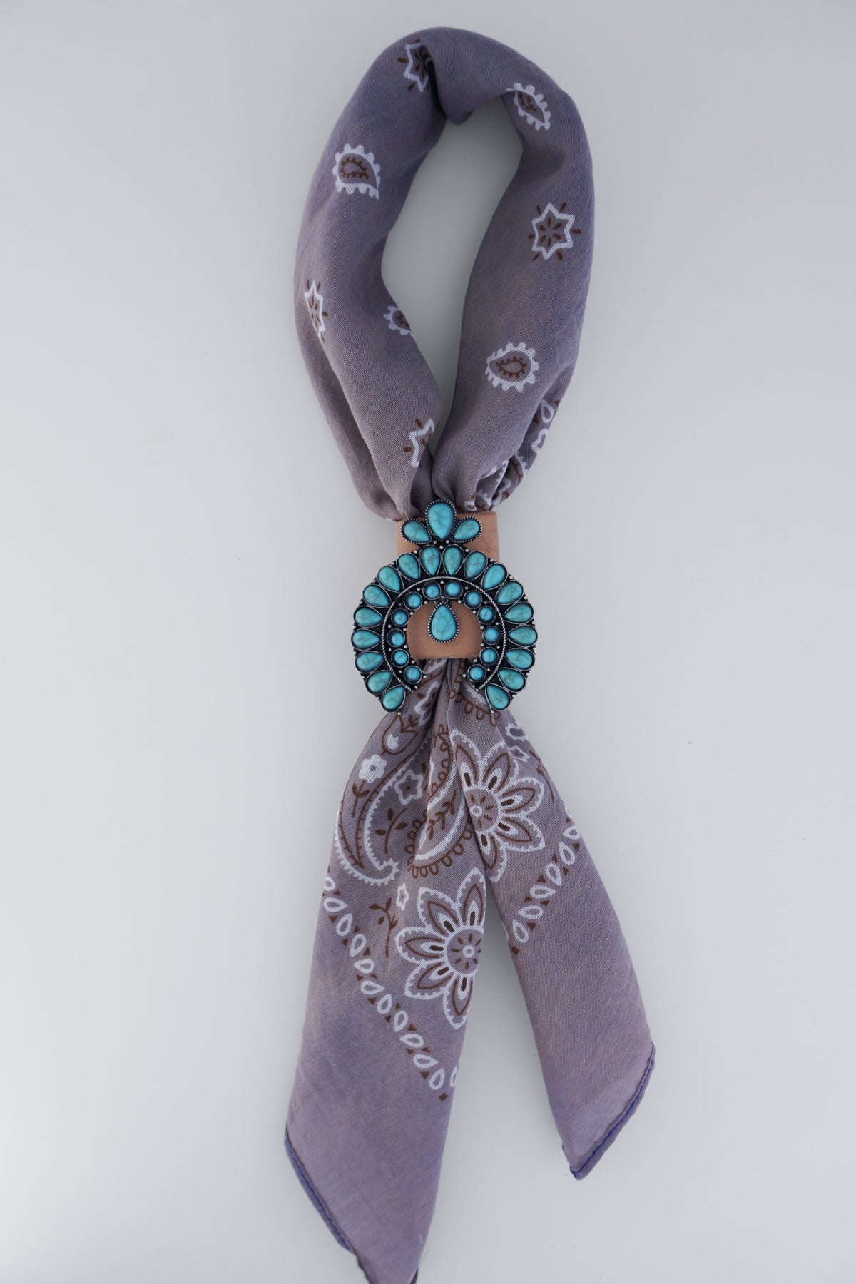 Cluster Western Concho Scarf Slide