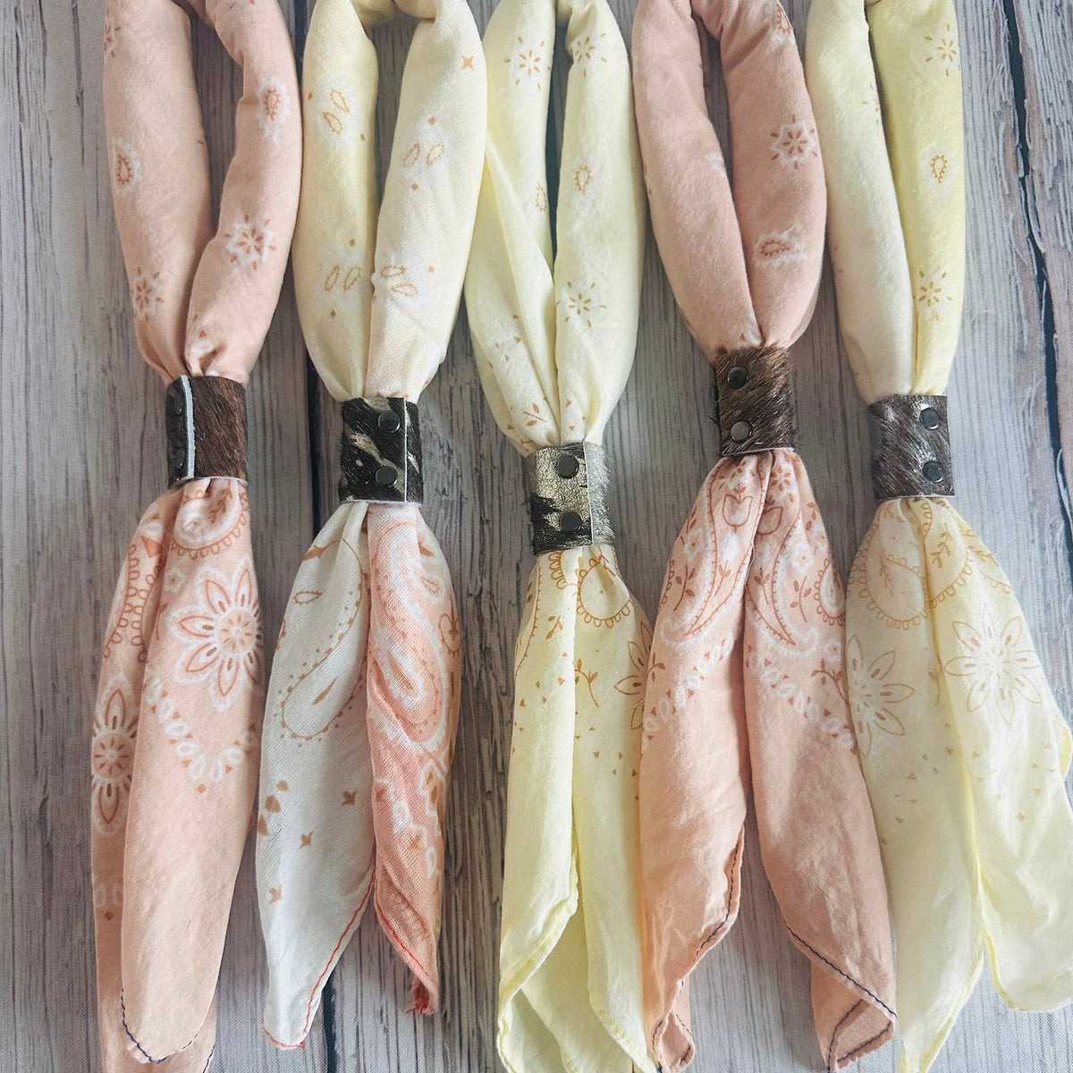 Citrus Hand Dyed Bandanas