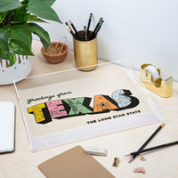 Greetings From Texas Acrylic Tray- Medium