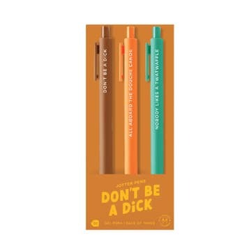 Jotter 3 pack Pens - Don't Be A D*@$
