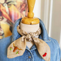 Embroidered Longhorn Bandanas