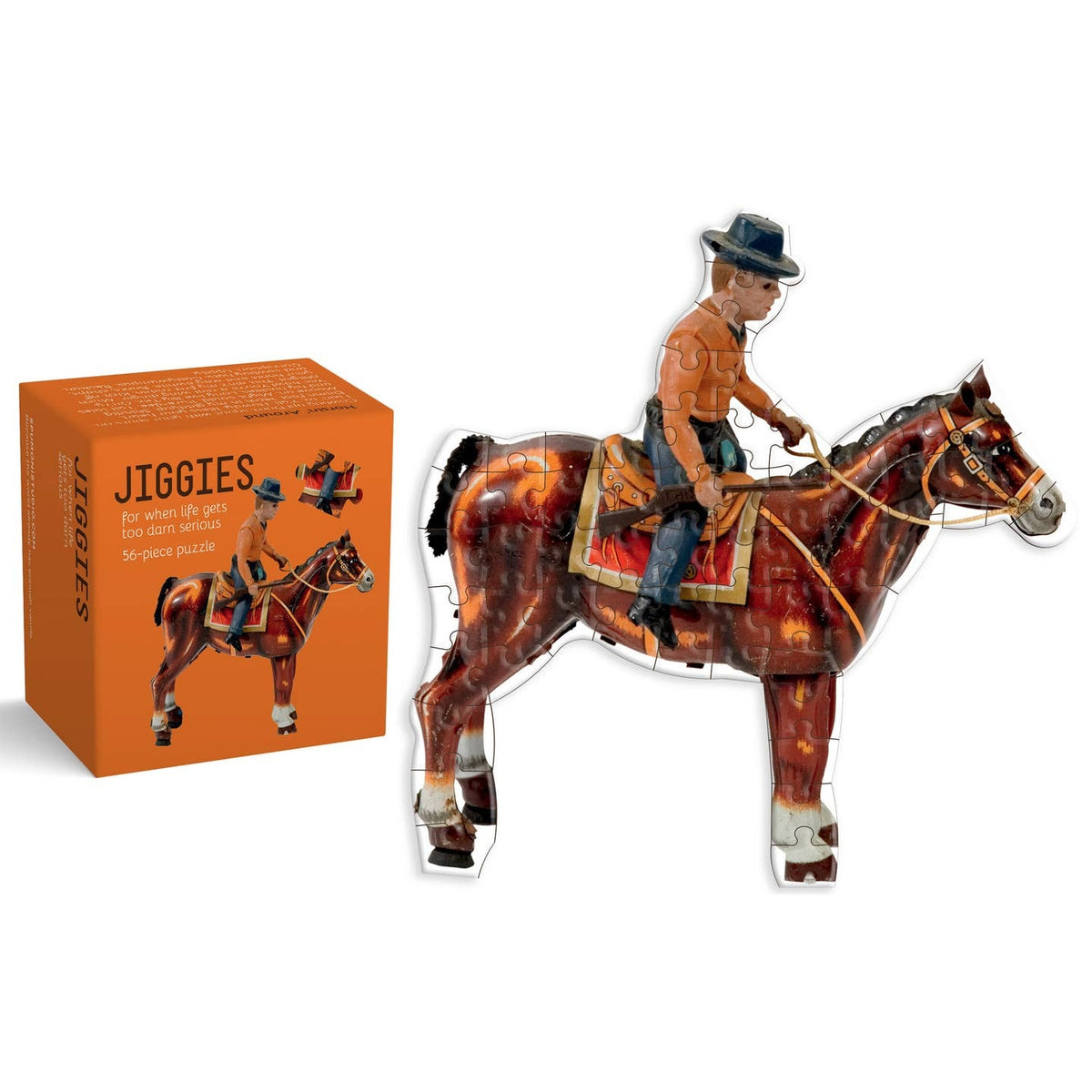 Horsin' Around Cowboy Jiggie Puzzle 56pc