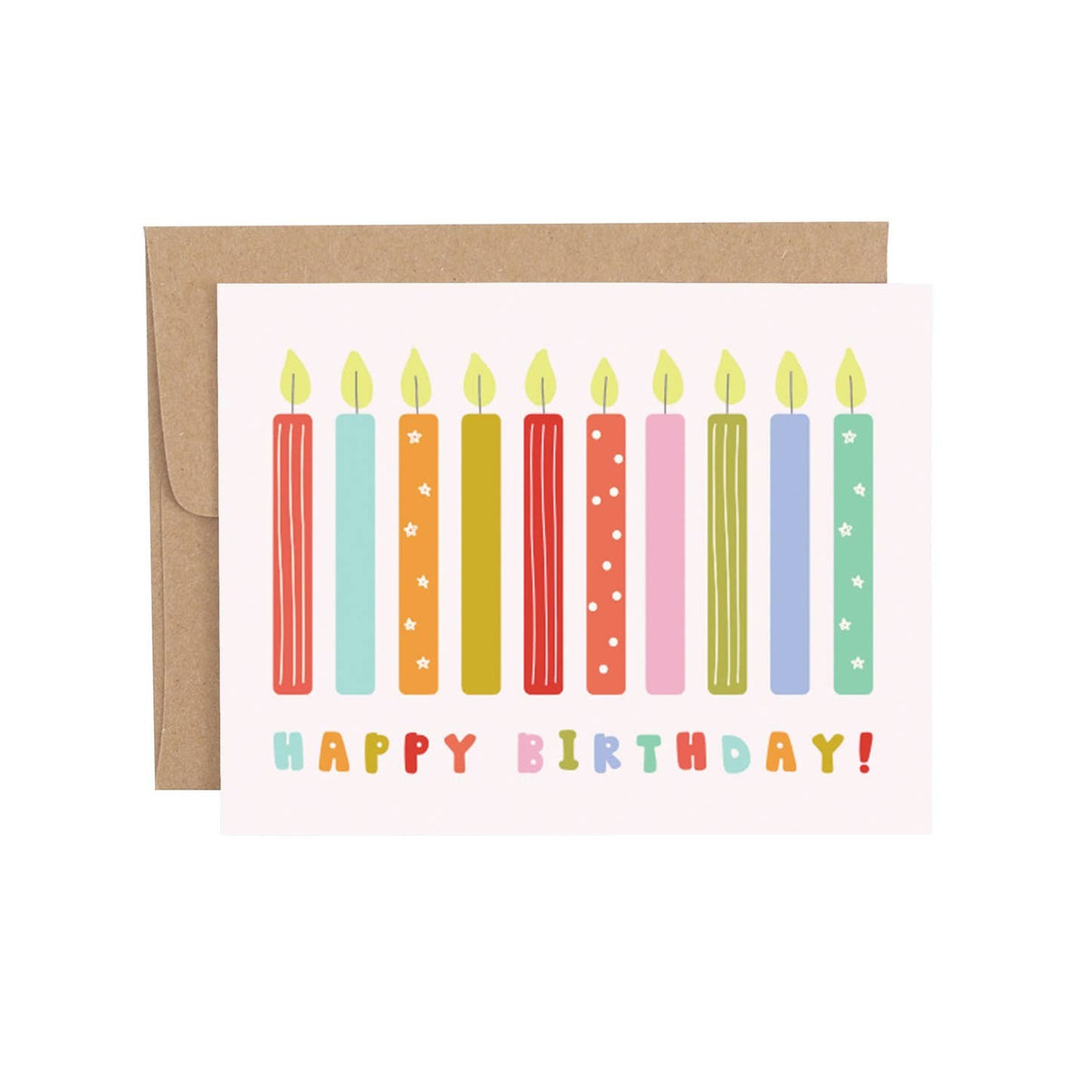 Happy Birthday Candles Card