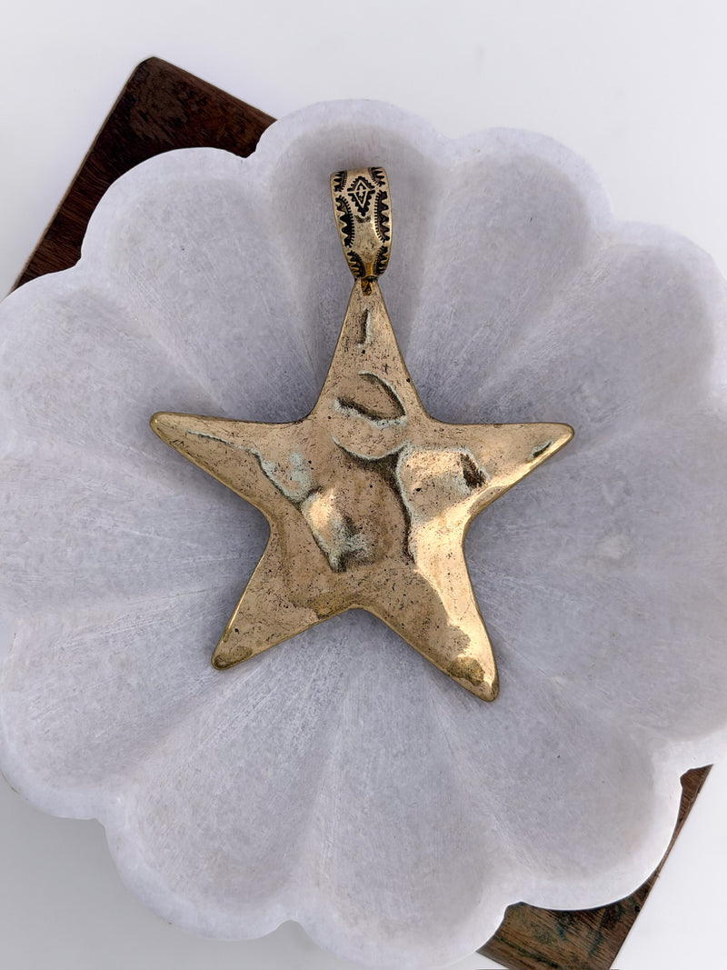 Gold Star Scarf Slide
