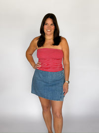Jukebox Knit Tube Top