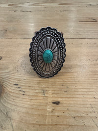 Western Concho Scarf Slide