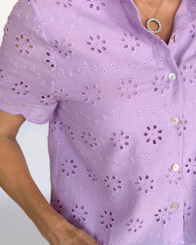 Lavendar Bloom Top