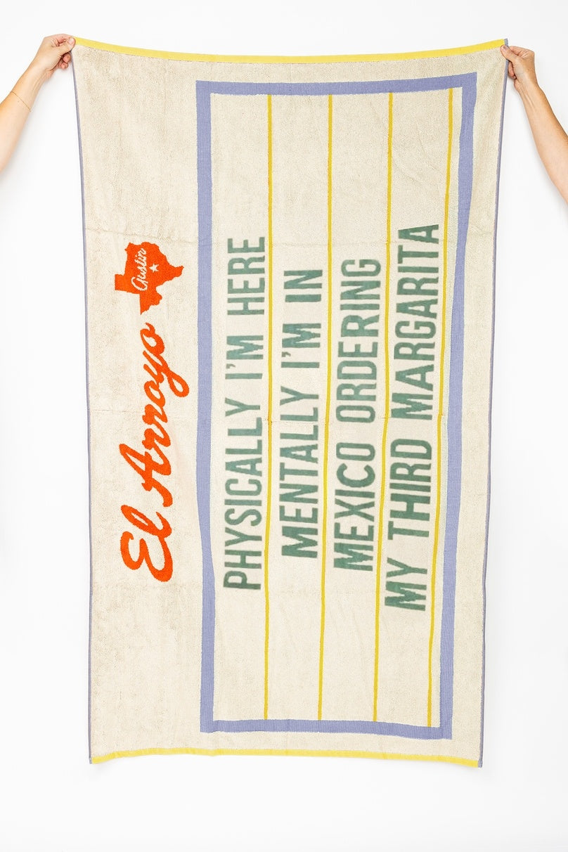 Beach Towel - Mentally in Mexico