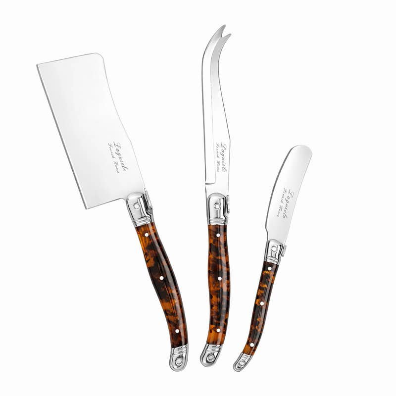 Laguiole Cheese Knives-Tortoise Shell