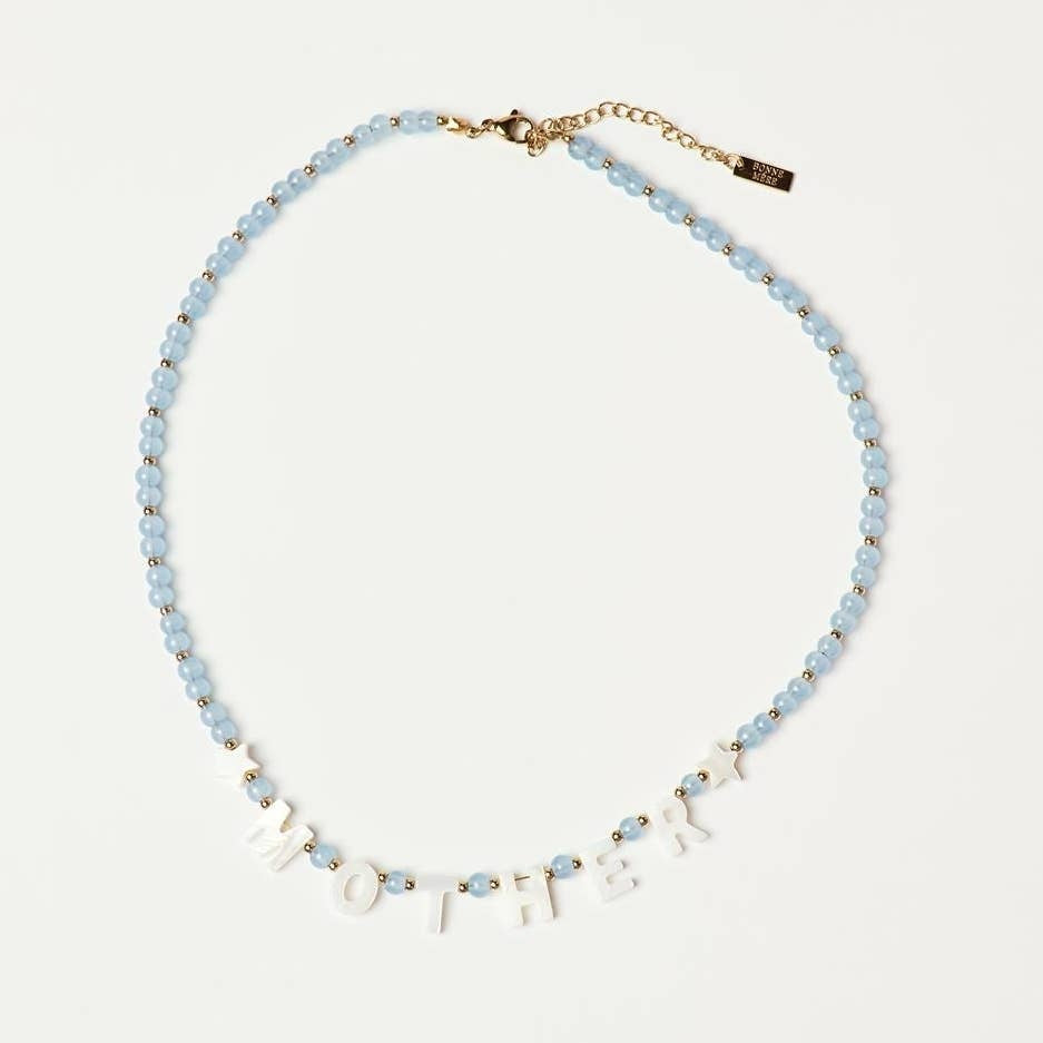 Mother Necklace - Sky Blue