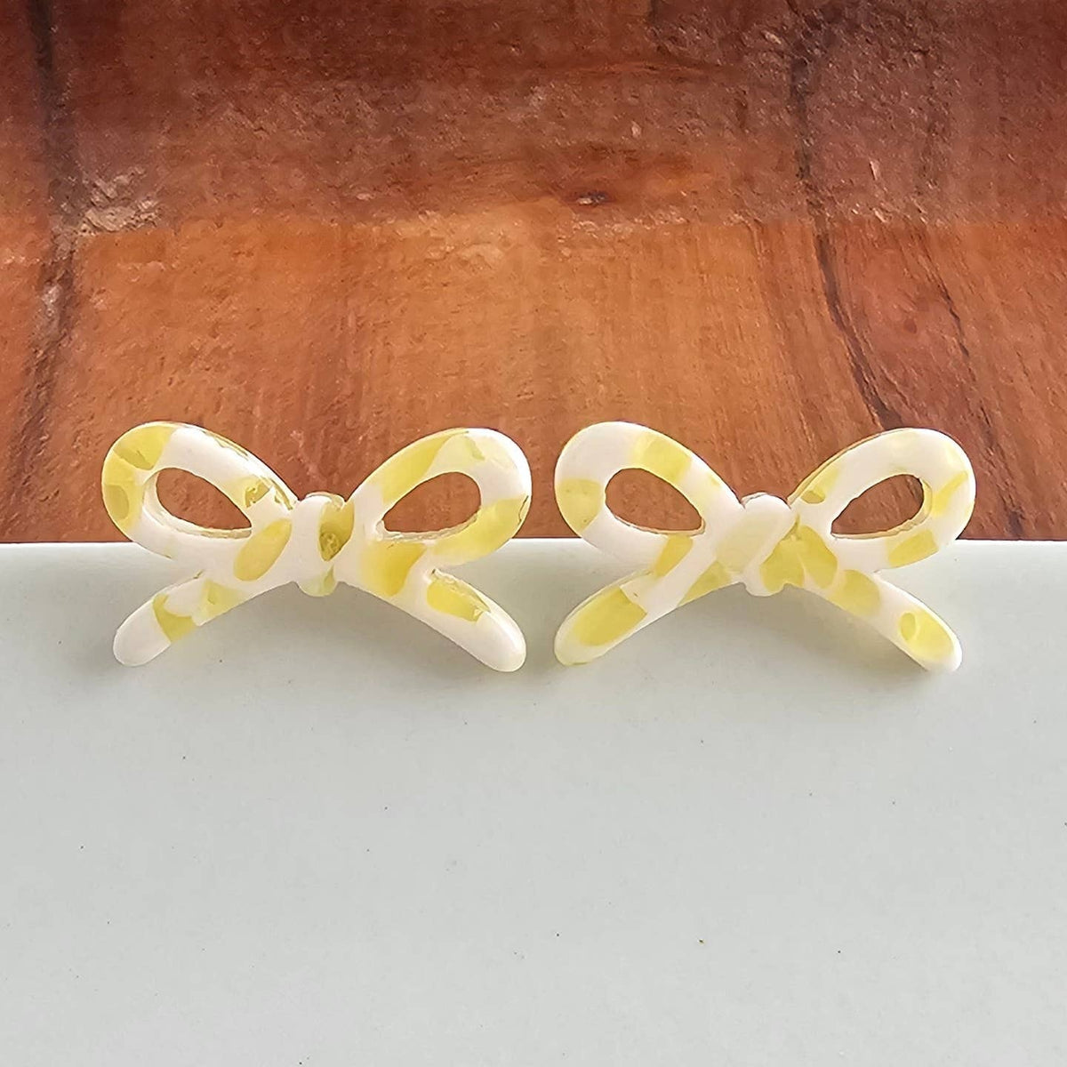 Bowie Studs-Buttercream Dot