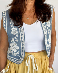 Isles Embroidered Vest