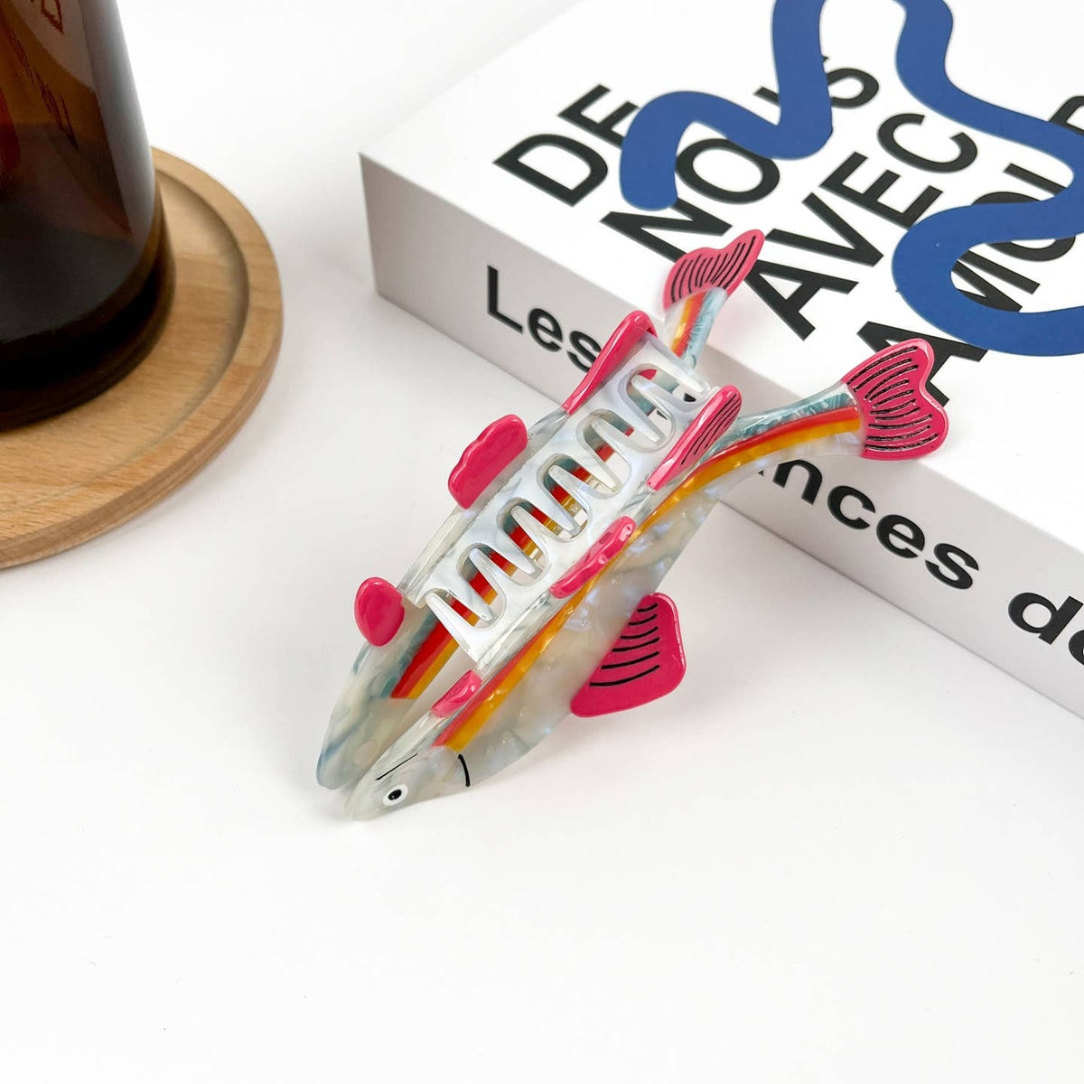 Colorful FIsh Hair Clip