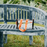 Rachel White & Orange Adjustable Strap
