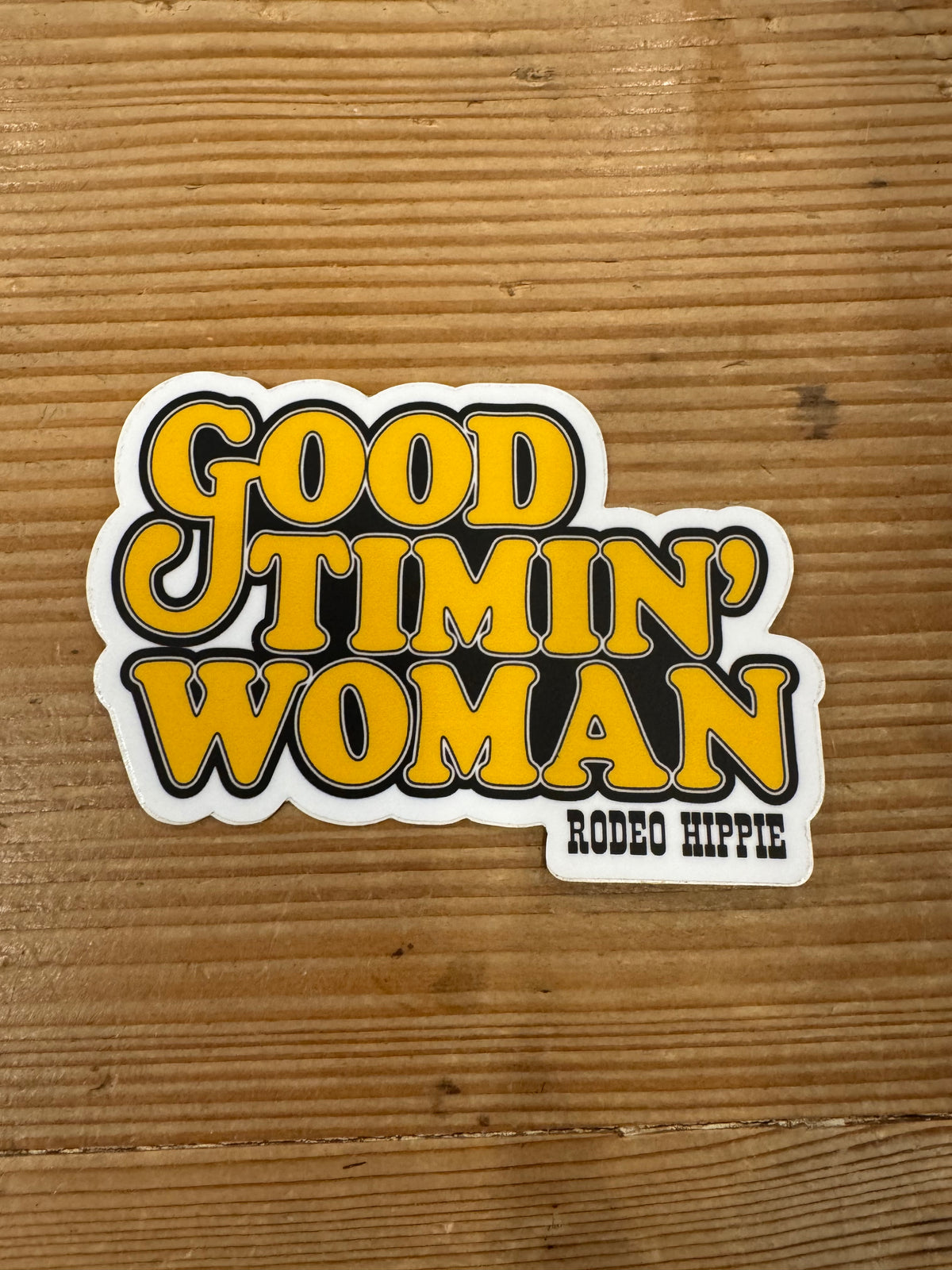 Good Timin Woman Sticker