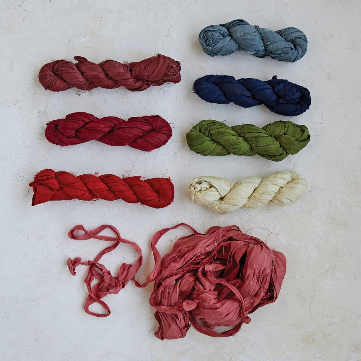 70-75 Yd Recycled Silk Ribbon