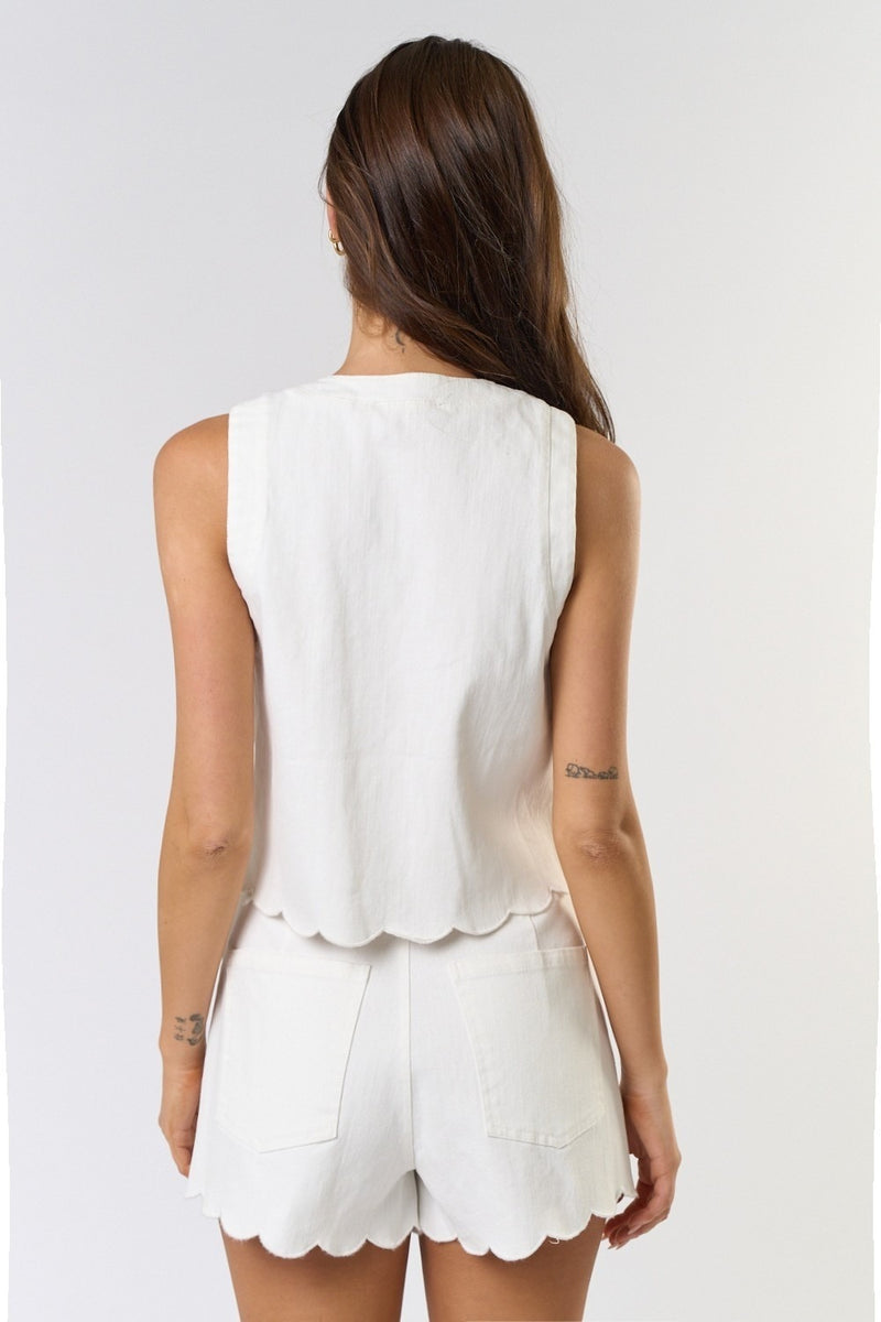 Boho Breeze Tie-Front Vest