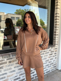 Cloud Piped Quarter Zip