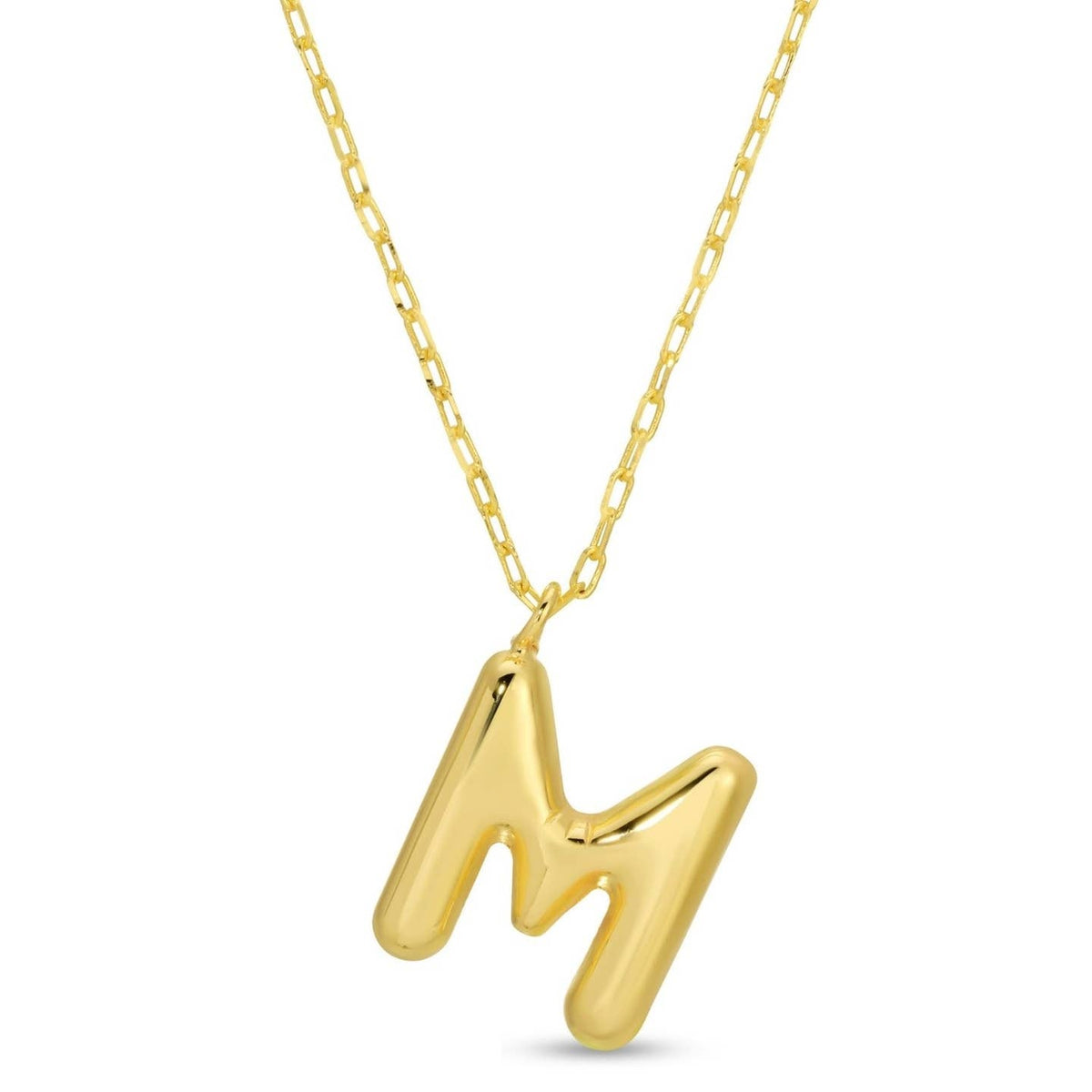 Large Balloon Initial Necklace
