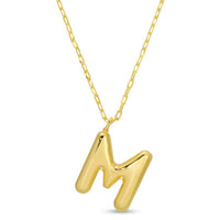 Large Balloon Initial Necklace
