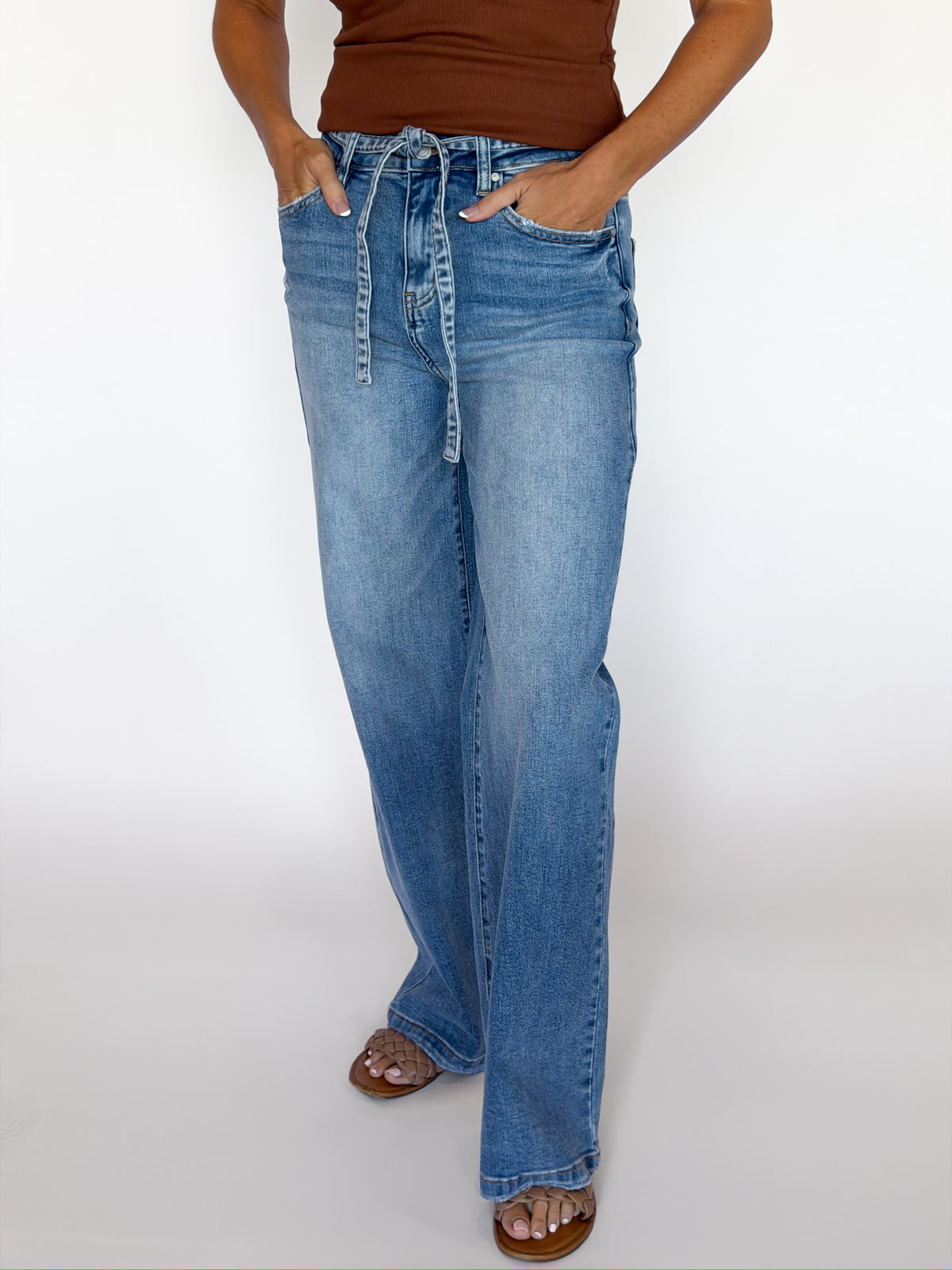Aurora HR Wide Leg Jeans