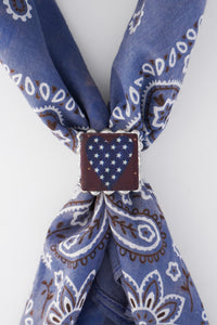 Patriotic Heart Scarf Stretch Ring