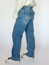 Amour Stitch MR Barrel Jeans