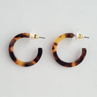 Cam Mini Hoops-Tortoise