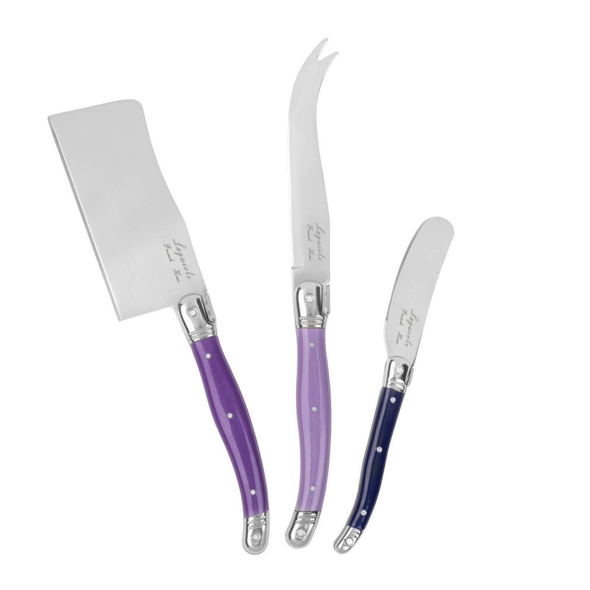 Laguiole Cheese Knives- Plum Rose