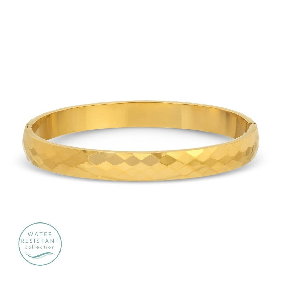 Tidal Texture Bangle-Water Resistant