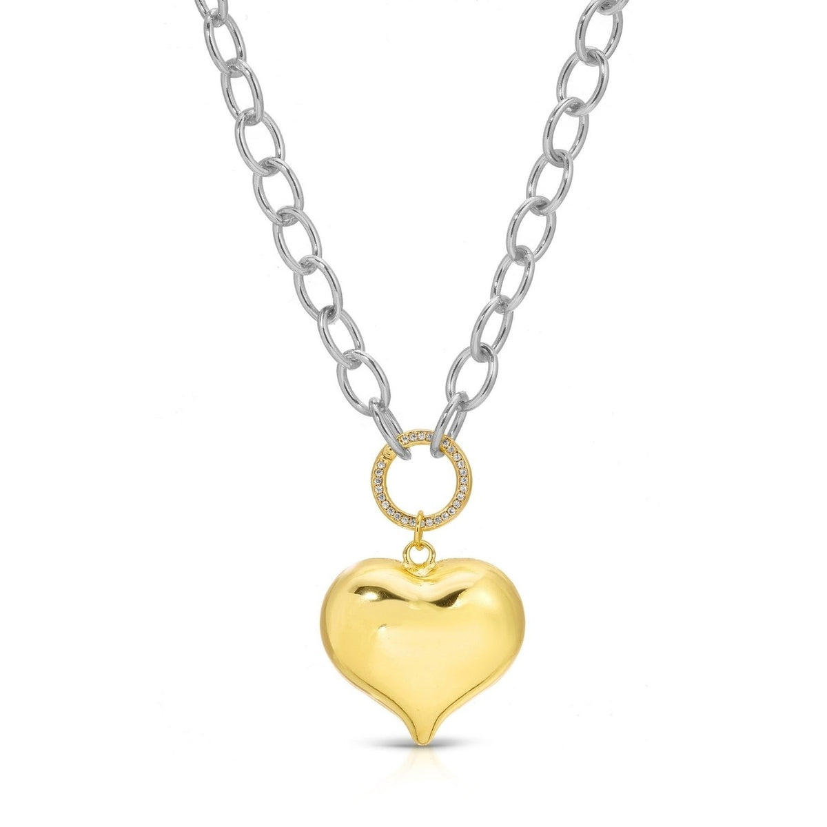 Love Bubble Heart Necklace