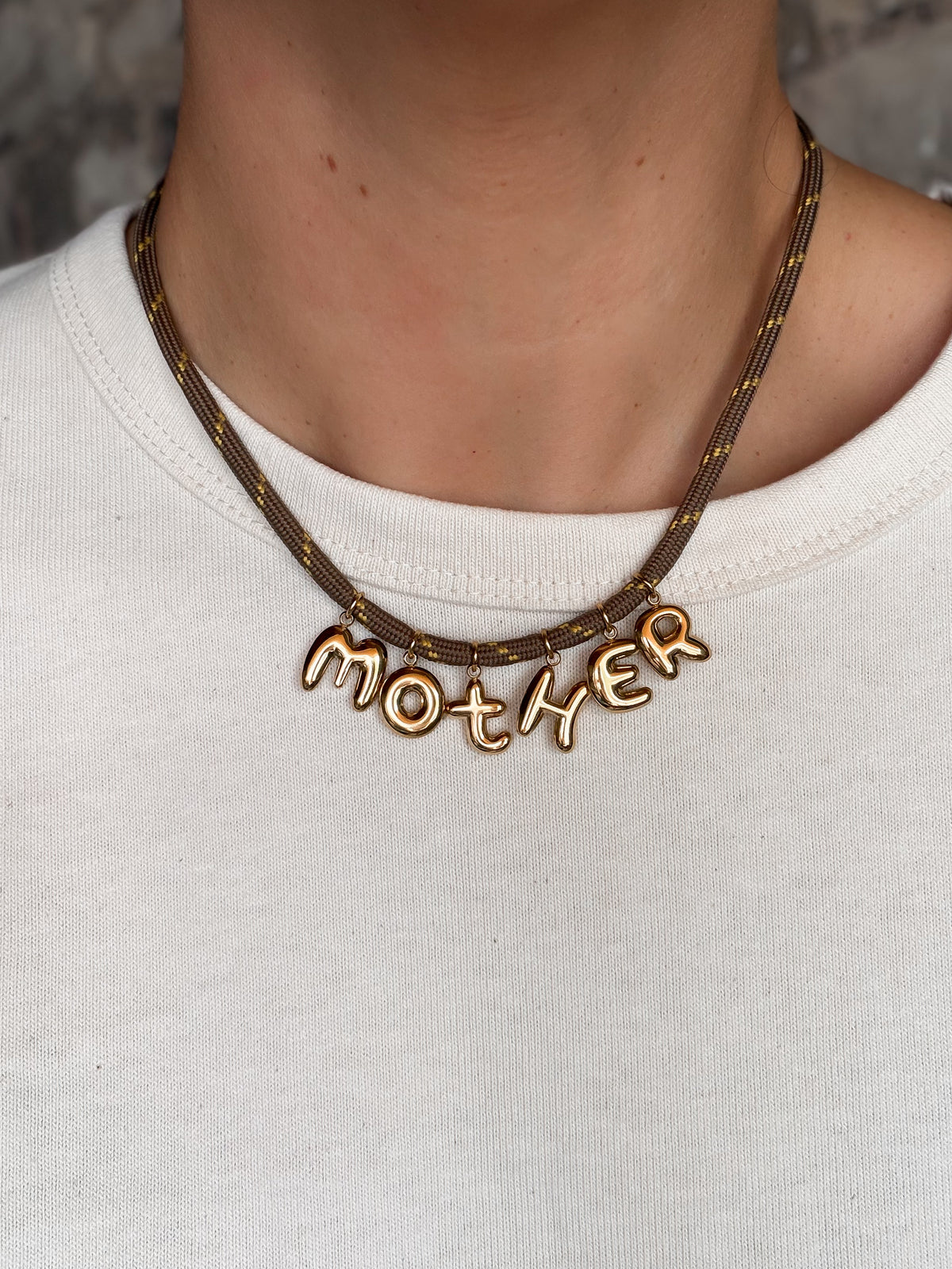 Mother Necklace - Taupe