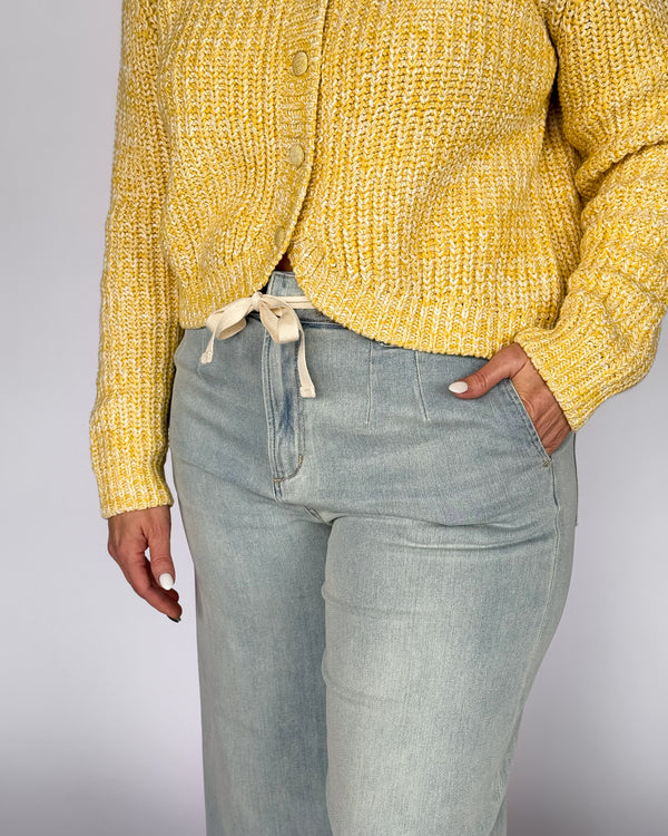 Marsha Tie Front Denim Pants