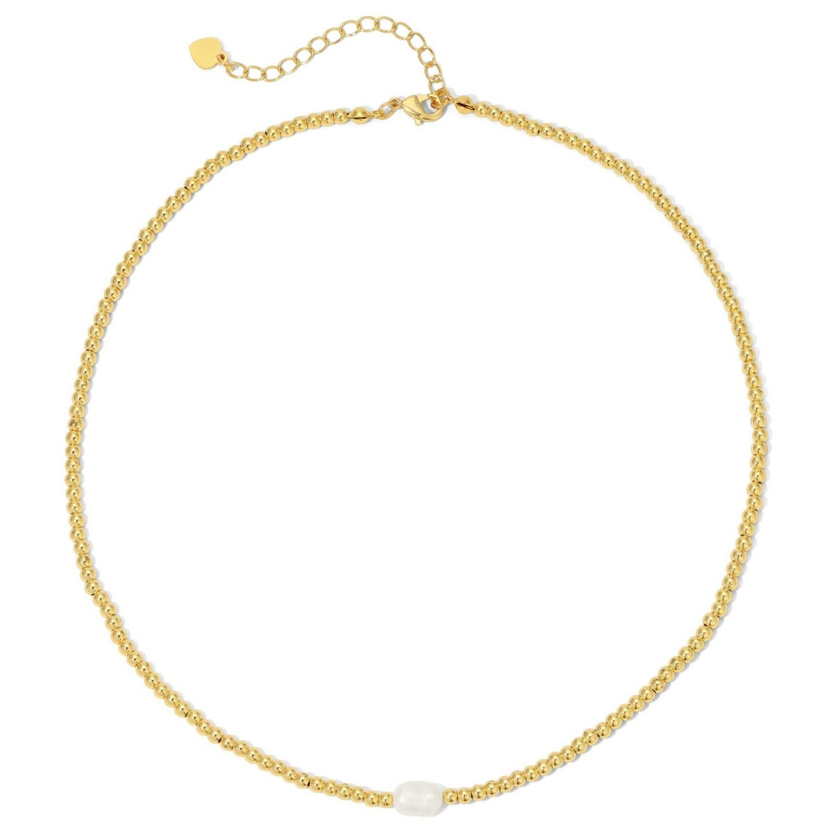 June Pearl Accented 3mm Beaded Necklace