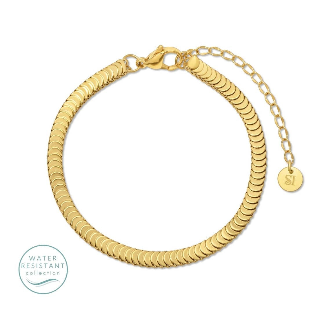 Many Moons Chain Bracelet- Water Resistant
