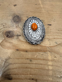 Western Concho Scarf Slide