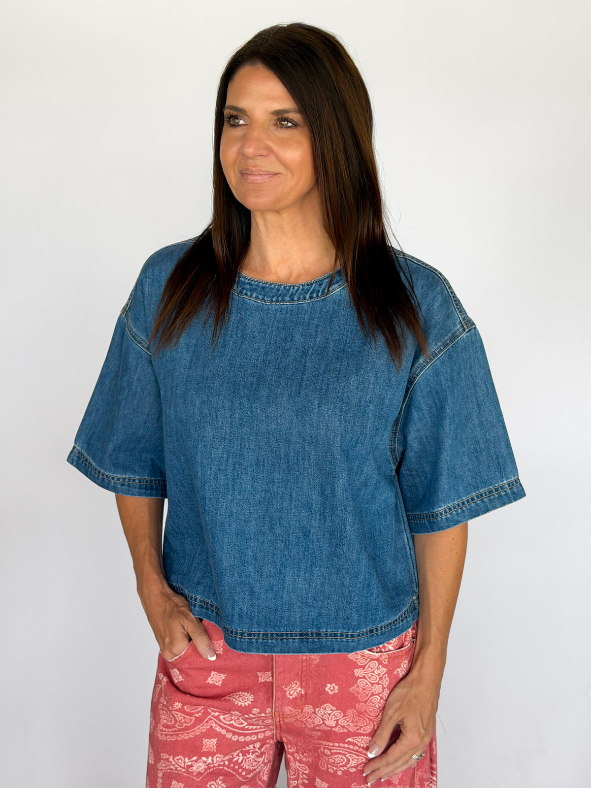 The Denim Daydream Top