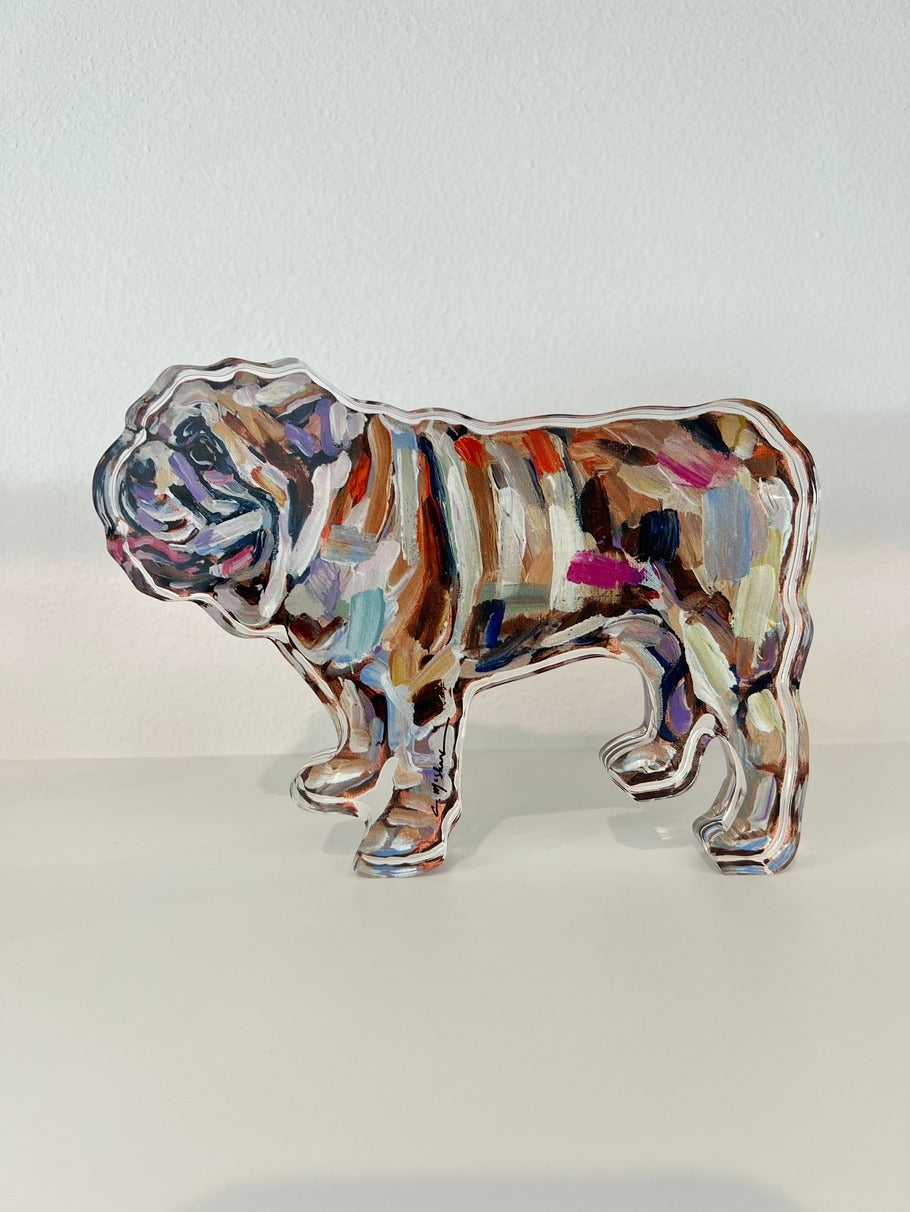 Bulldog Acrylic Shelfie