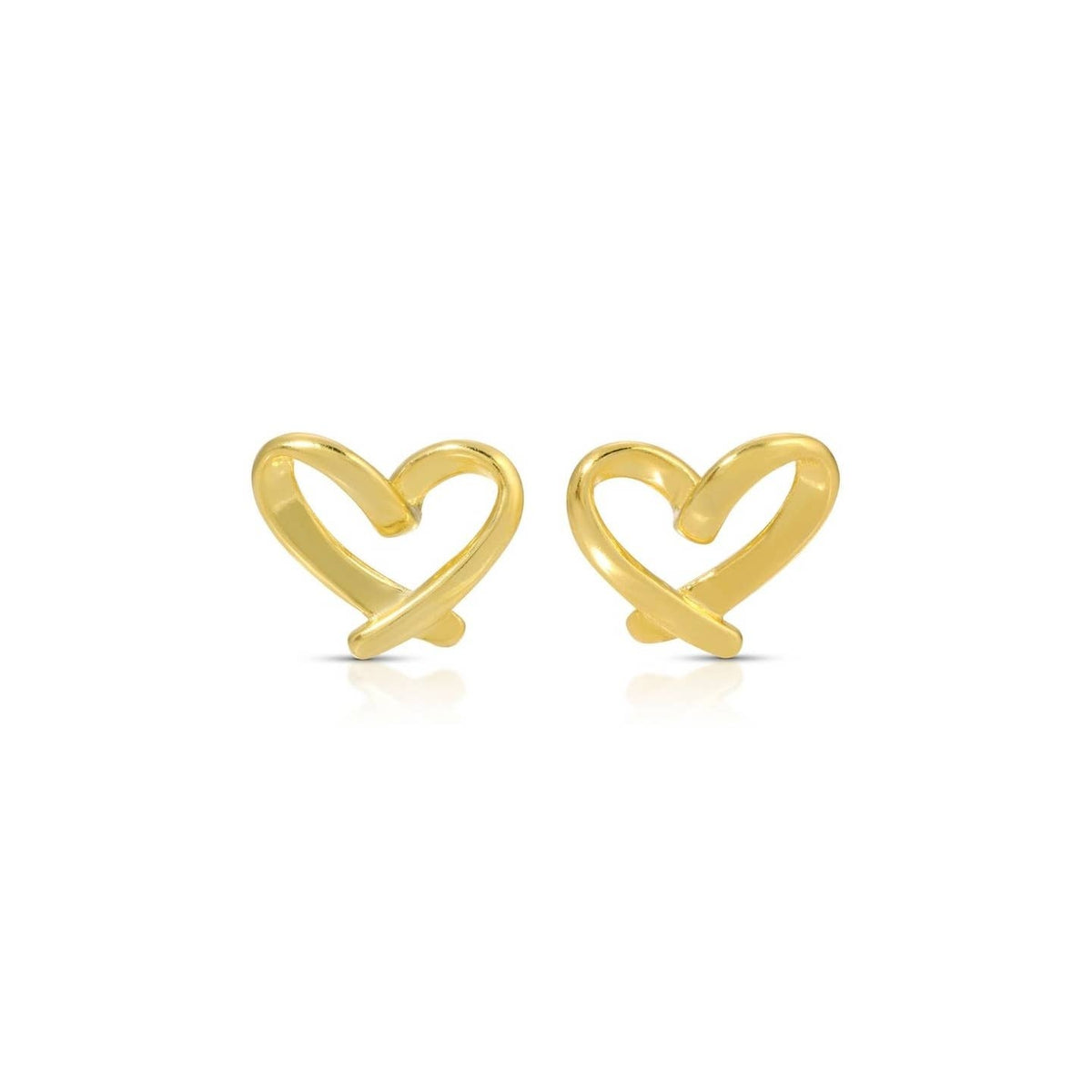 Love Note Heart Studs
