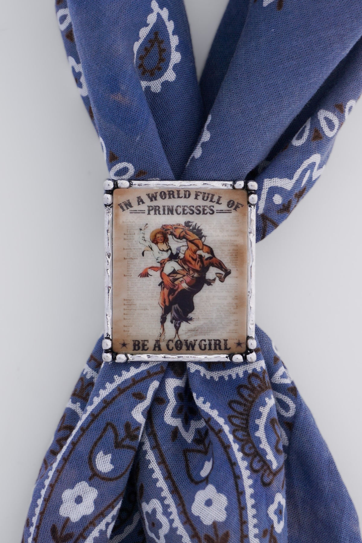 Be A Cowgirl Scarf Stretch Ring
