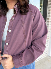 Masala Colored Denim Top