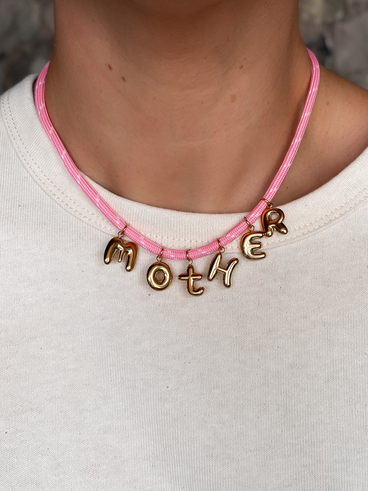 Mother Necklace - Light Pink