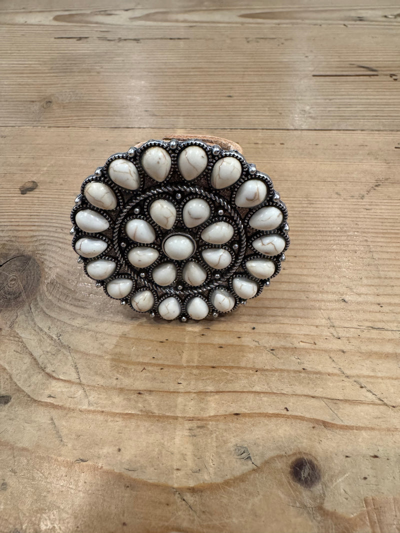 Cluster Western Concho Scarf Slide