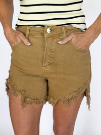 Chandler Frayed Denim Shorts