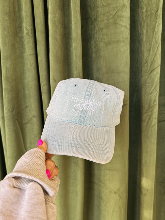 Running On Caffeine Dad Hat