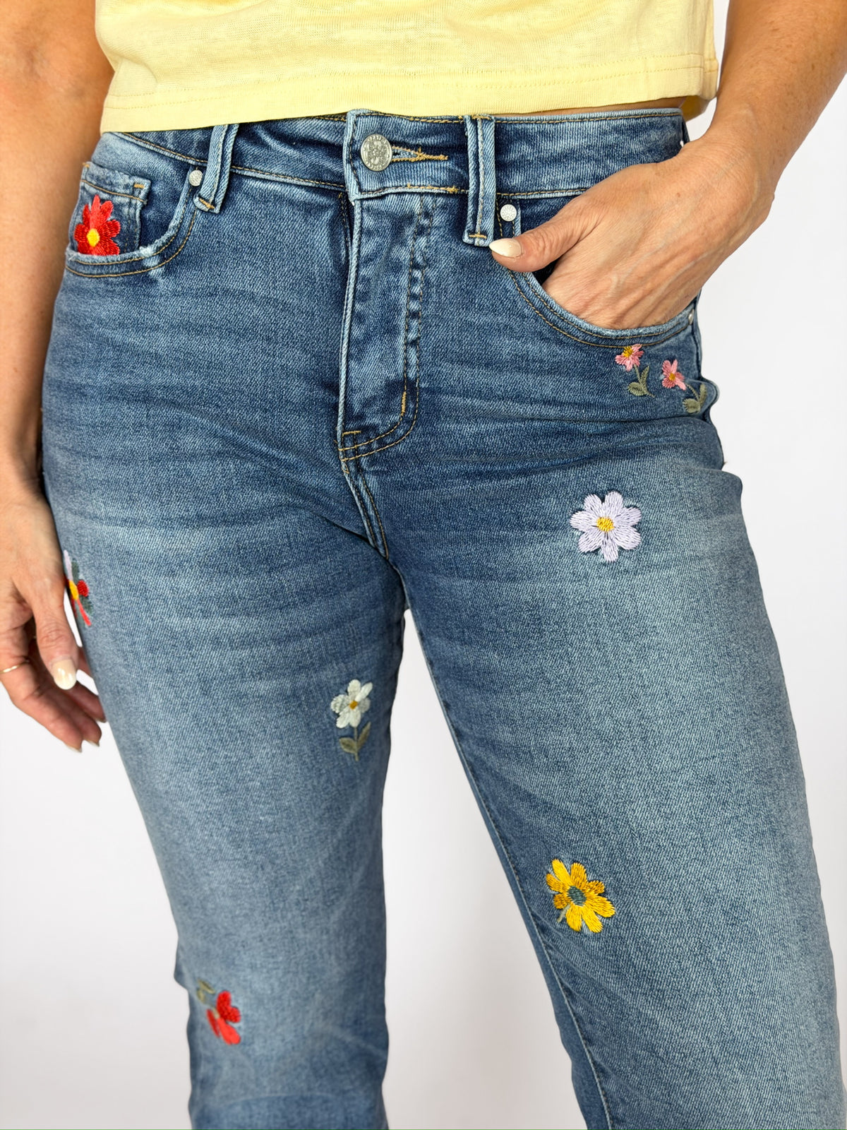 Garden Stitch MR Bootcut Jeans